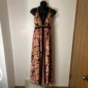 INC Maxi dress with built in padding in bust size Small